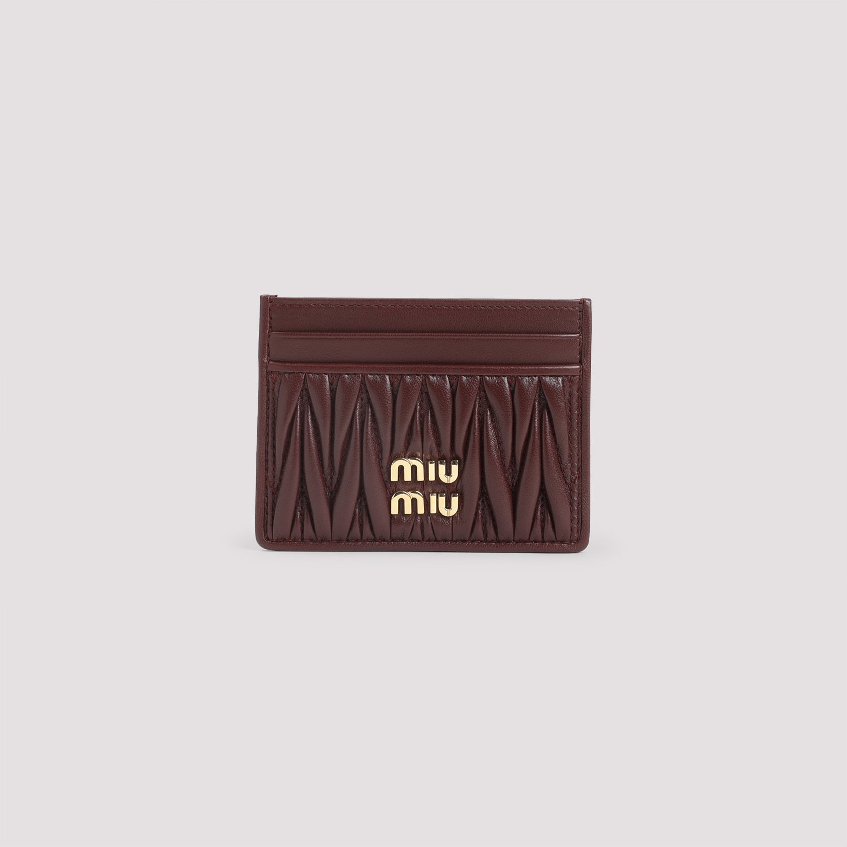 Miu Miu Lamb Leather Cardholder Women MIU MIU