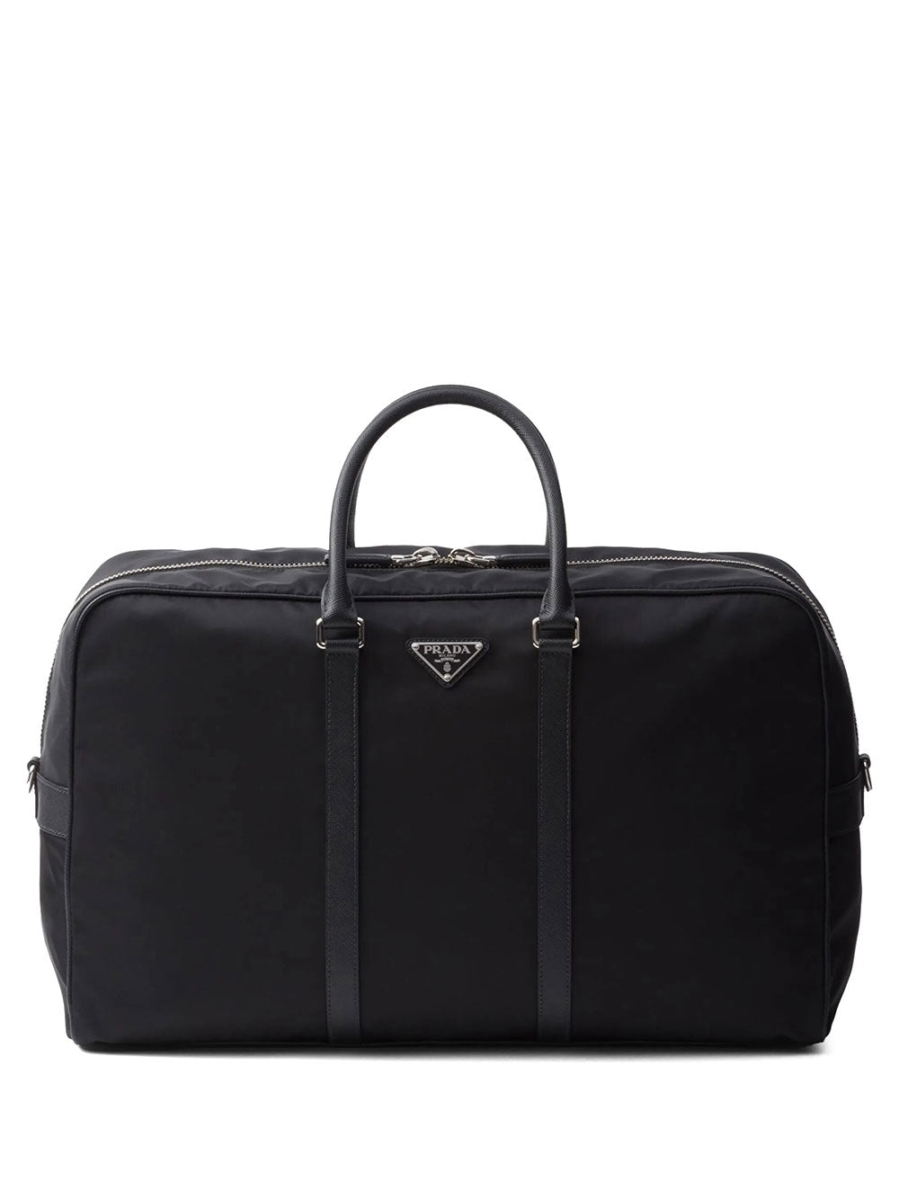 Prada Men Re-Nylon And Saffiano Leather Duffel Bag PRADA