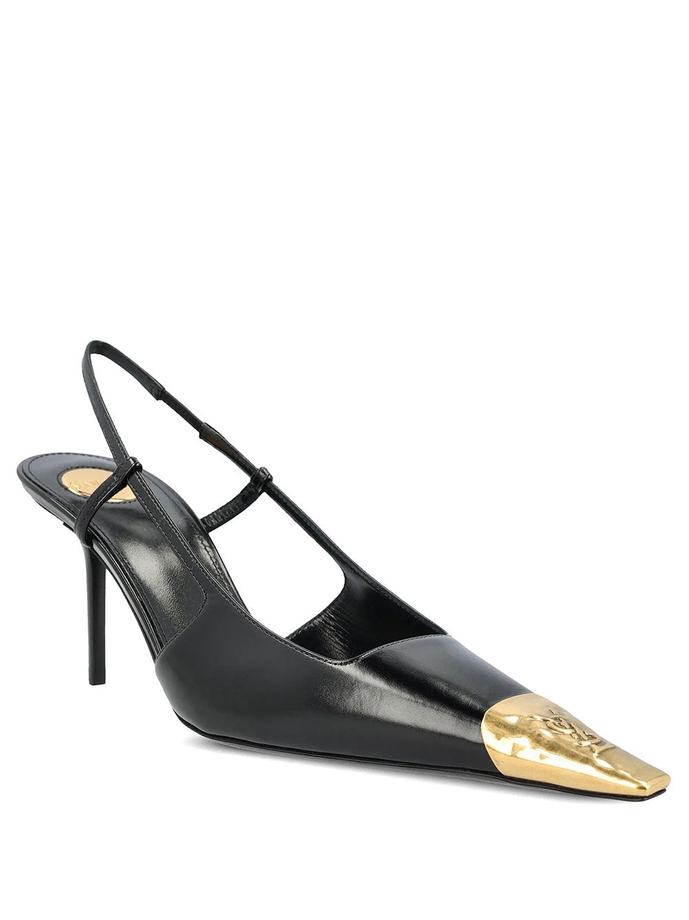 Saint Laurent Women Jeanne 75 Slingback Pumps In Smooth Leather SAINT LAURENT