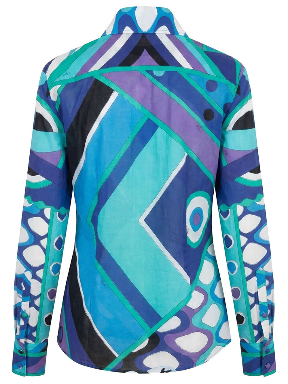 Pucci Women Vivara Print Cotton Shirt PUCCI