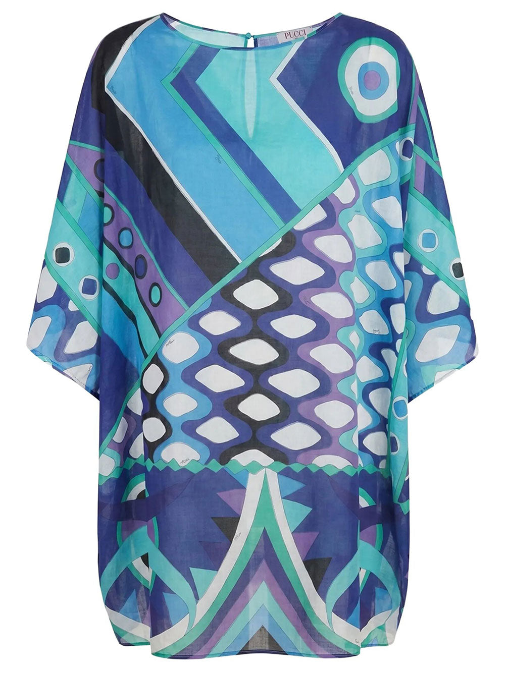 Pucci Women Vivara Print Cotton Kaftan PUCCI