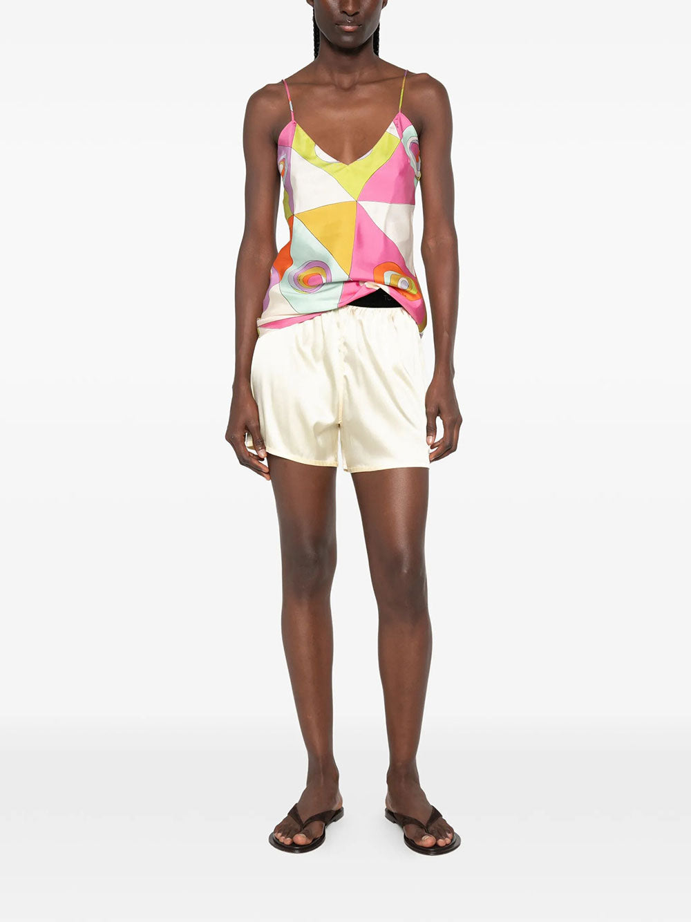Pucci Women Occhi Print Silk Top PUCCI