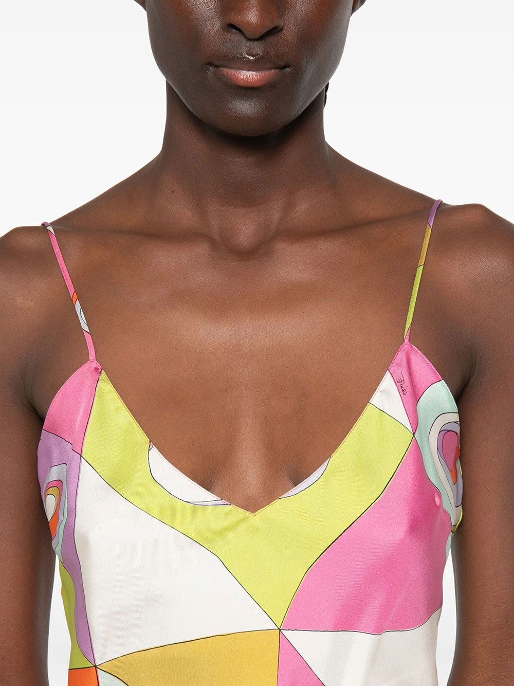 Pucci Women Occhi Print Silk Top PUCCI