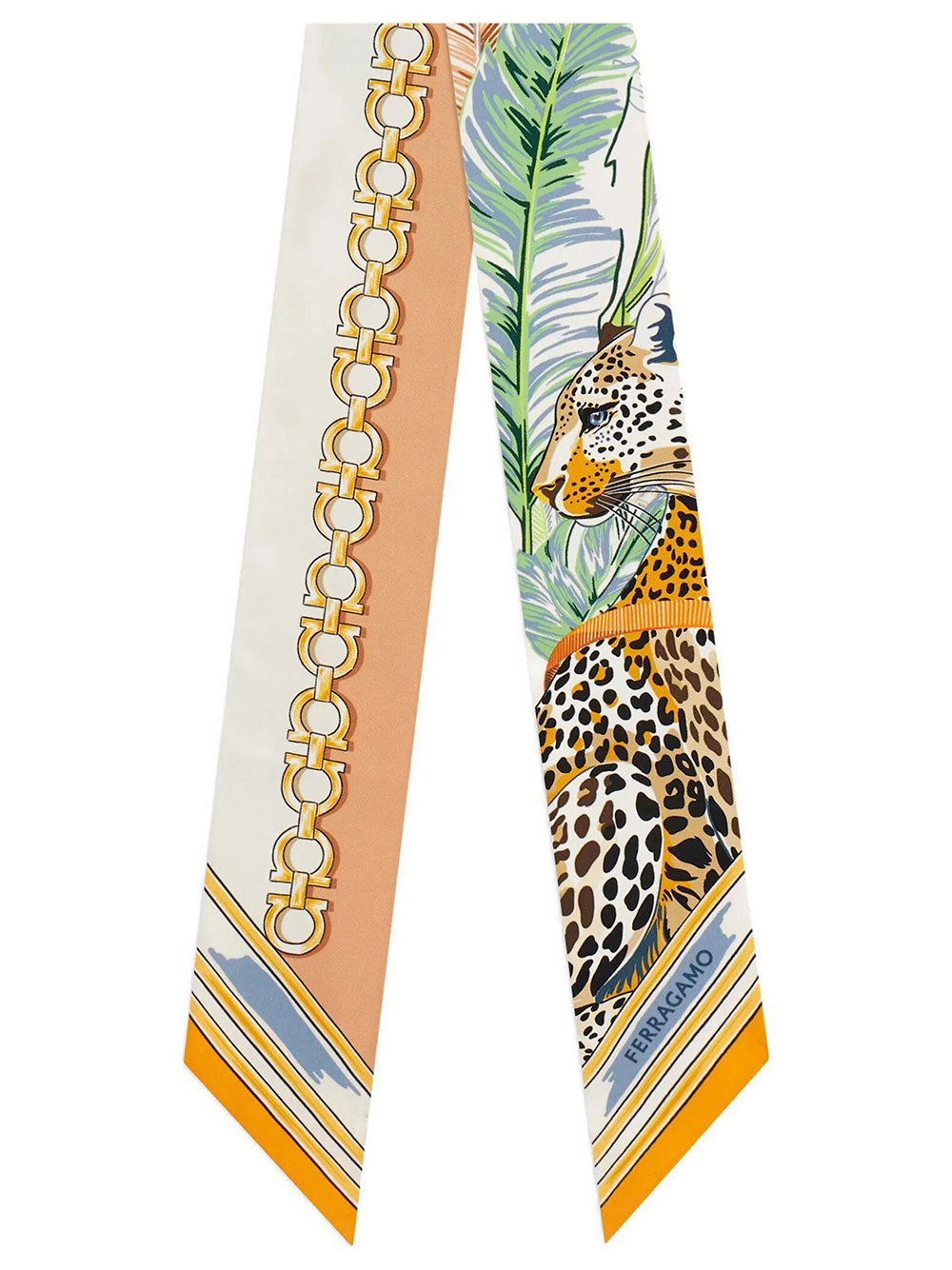 Ferragamo Women Felini Print Silk Mini Bandeau FERRAGAMO