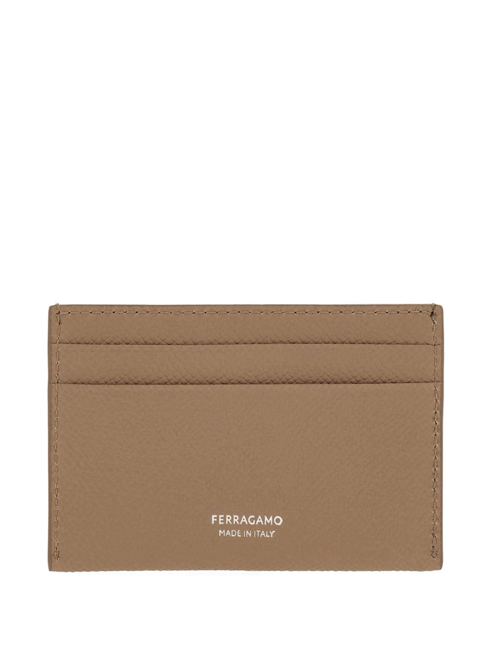 Ferragamo Women Gancini Grained Leather Card Holder FERRAGAMO