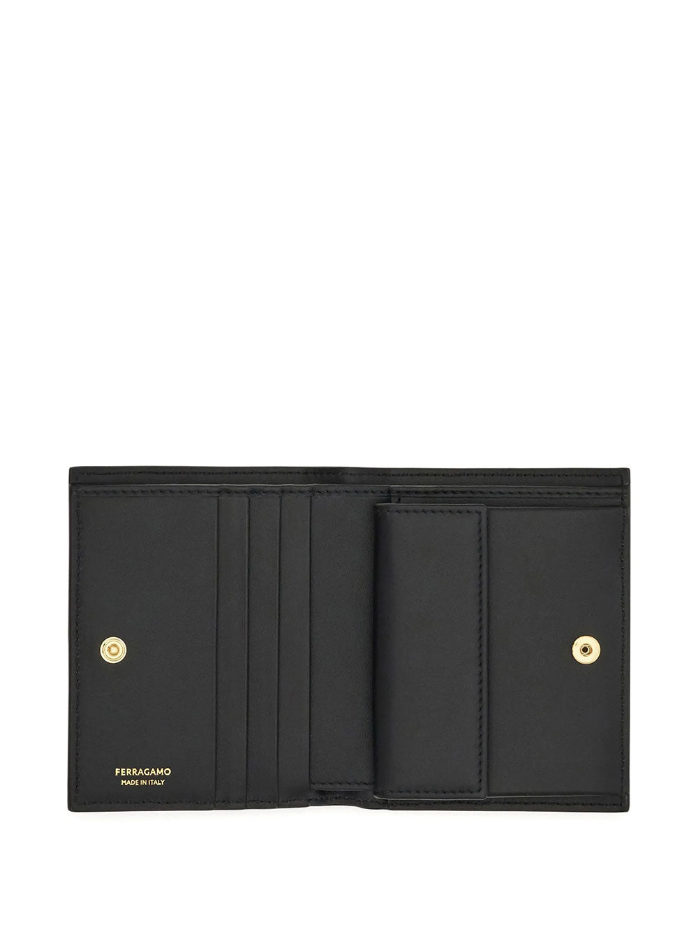 Ferragamo Women Floral Print Gancini Compact Wallet FERRAGAMO
