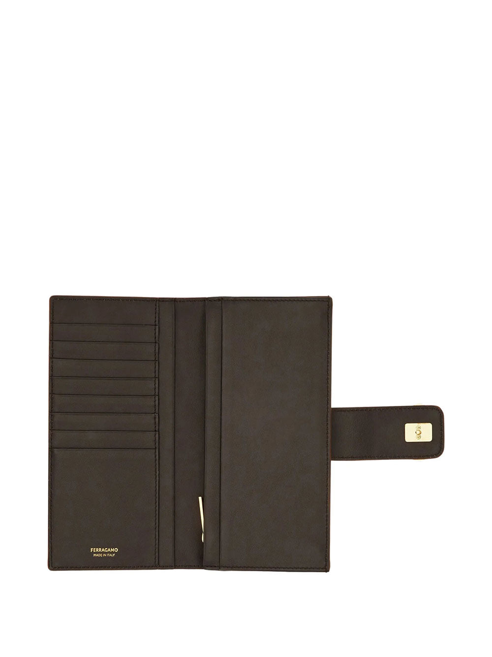 Ferragamo Women Grained Leather Continental Wallet FERRAGAMO