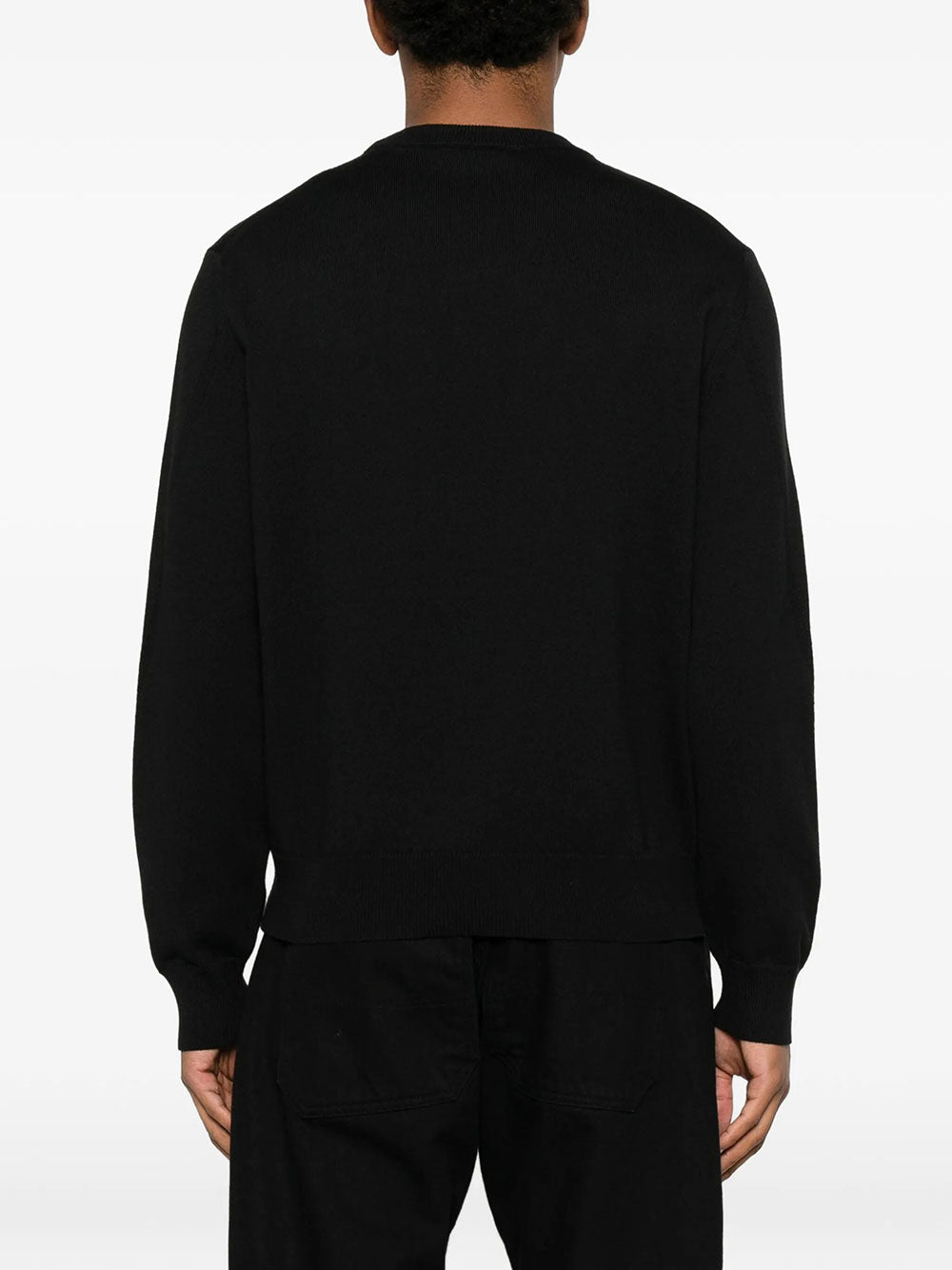 Givenchy Men Couture Seam Knitted Sweater With Givenchy Paris Detail GIVENCHY