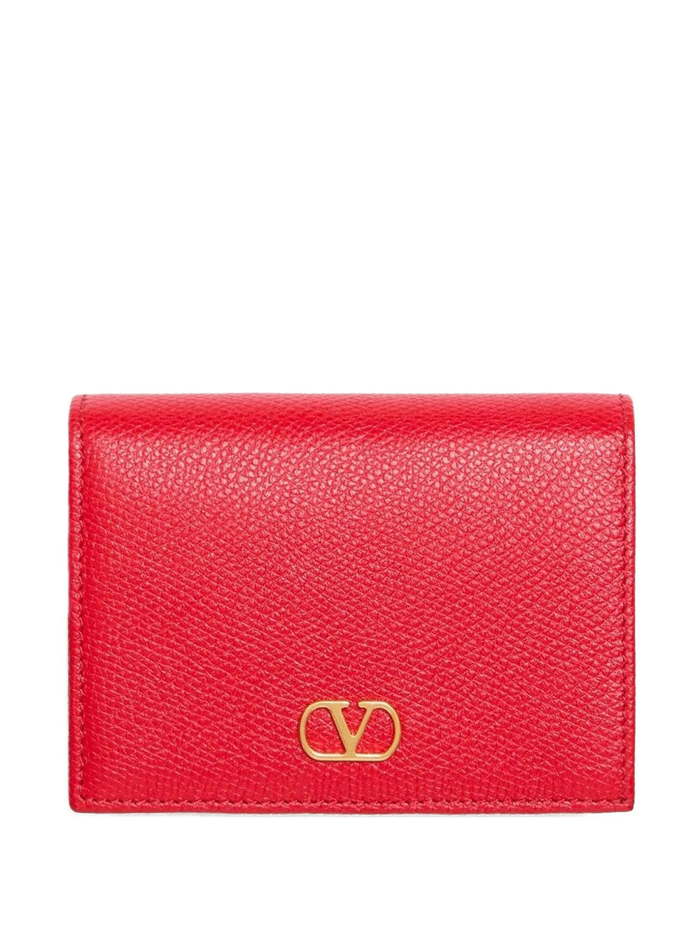 Valentino Garavani Women Vlogo Signature Grainy Leather Wallet VALENTINO GARAVANI