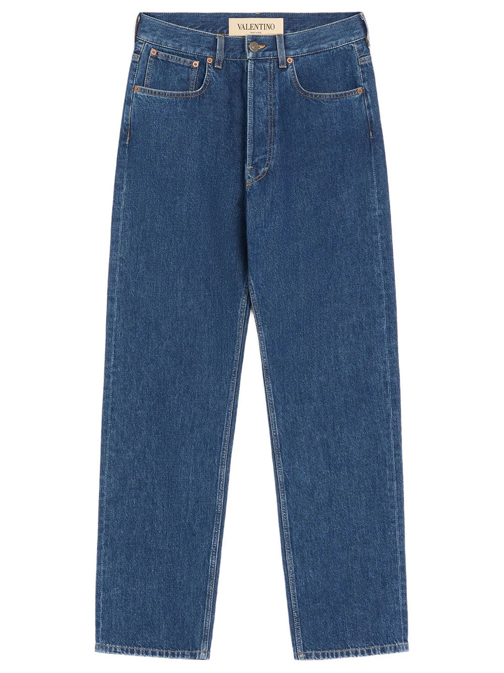 Valentino Garavani Men Valentino Denim Trousers With Vgold VALENTINO GARAVANI