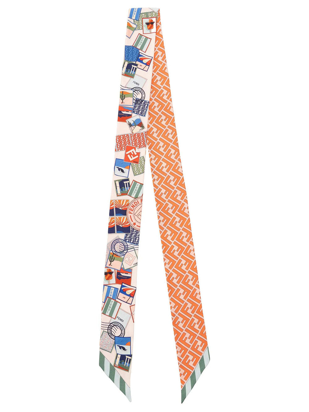 Fendi Women Bandeau In Seta Stampata Multicolor FENDI
