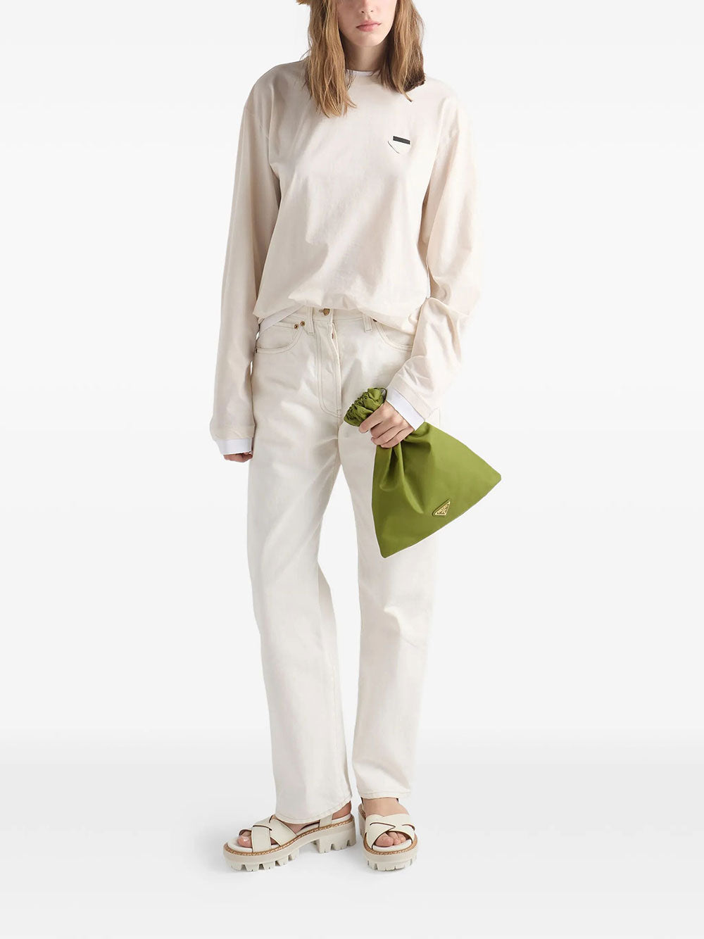 Prada Women Pouch Prada Wish In Re-Nylon PRADA