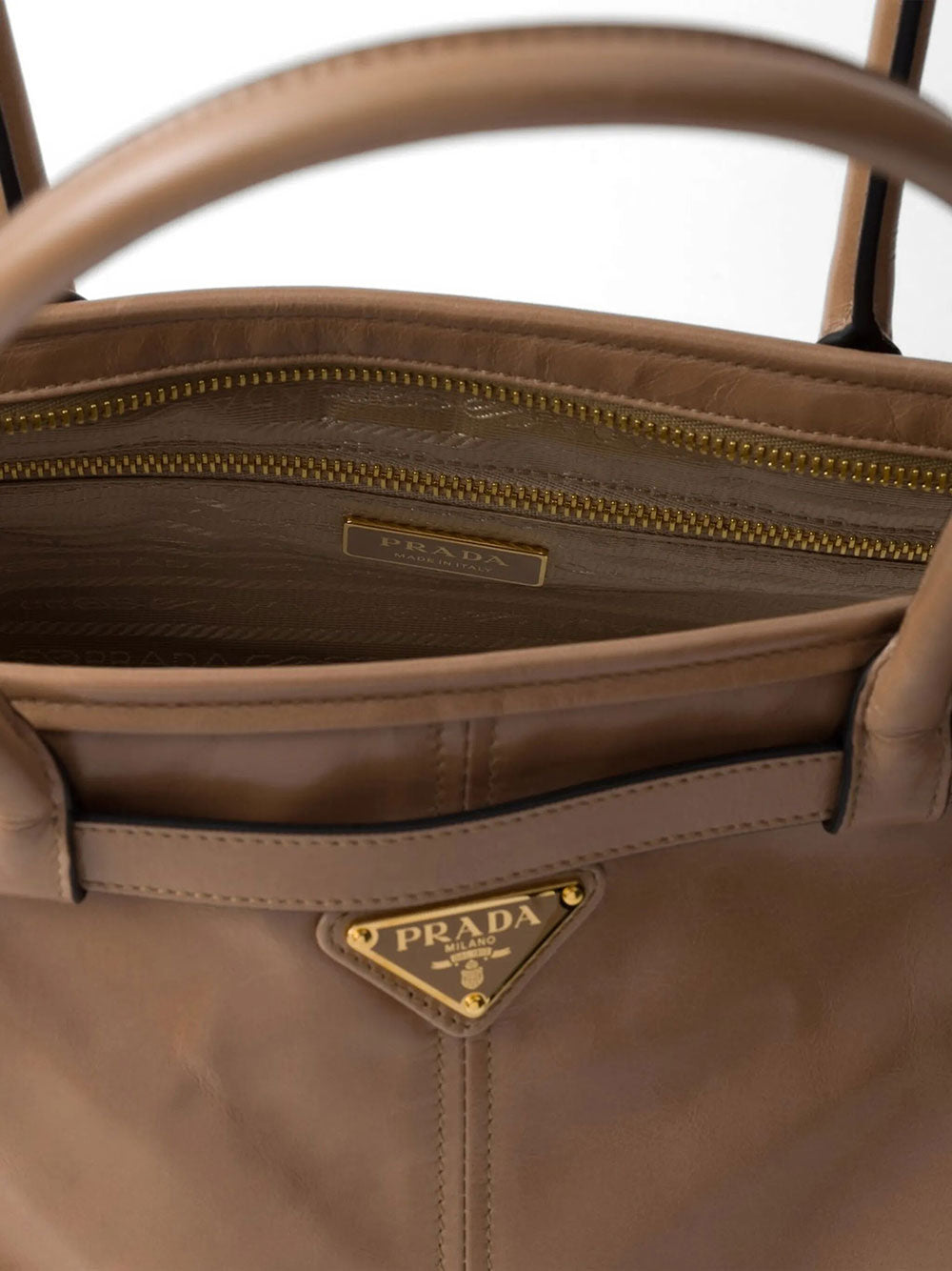 Prada Women Borsa A Mano Large In Pelle PRADA
