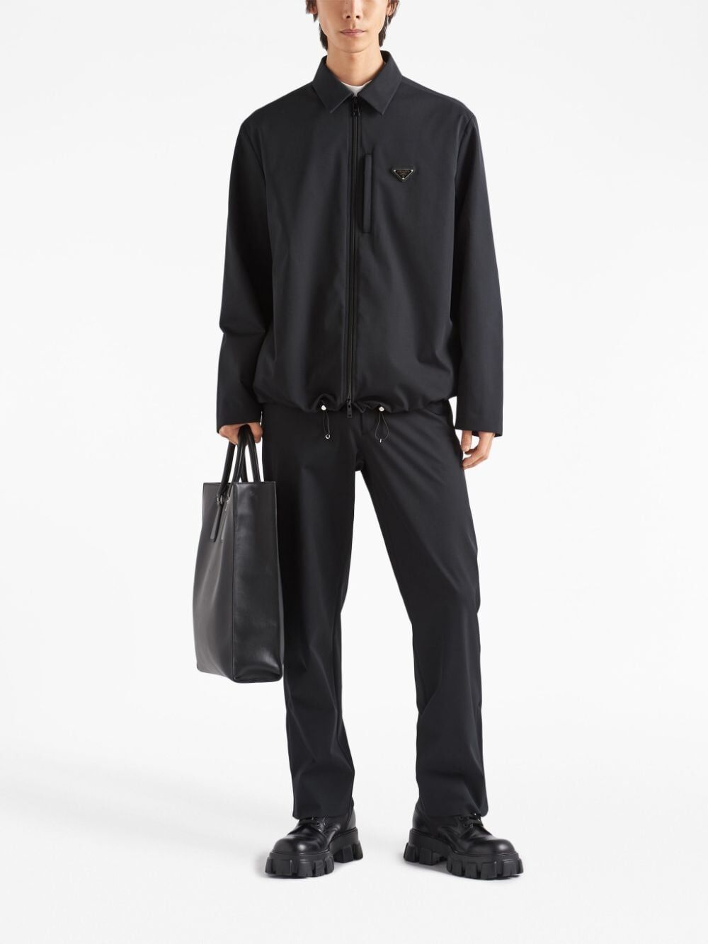 Prada Men Pantaloni In Tecno Stretch PRADA
