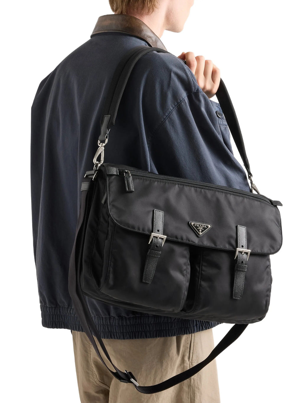 Prada Men Borsa Tracolla In Re-Nylon PRADA