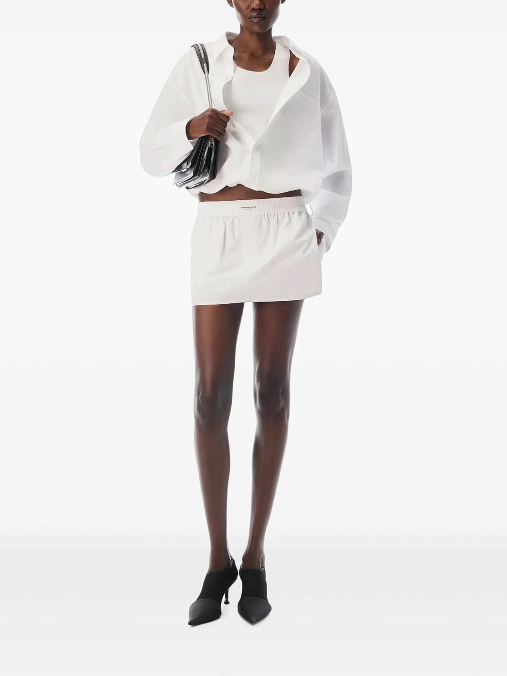 Alexander Wang Women Pre-Styled Gathered Shirt W/ Tank ALEXANDER WANG