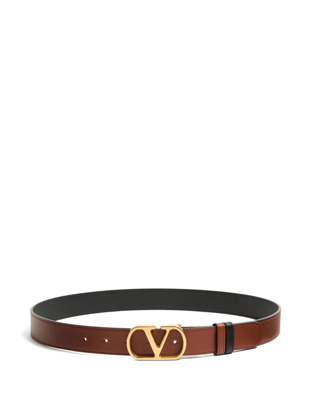 Valentino Garavani Men Cintura Reversibile Vlogo Signature In Vitello Lucido 30 Mm VALENTINO GARAVANI