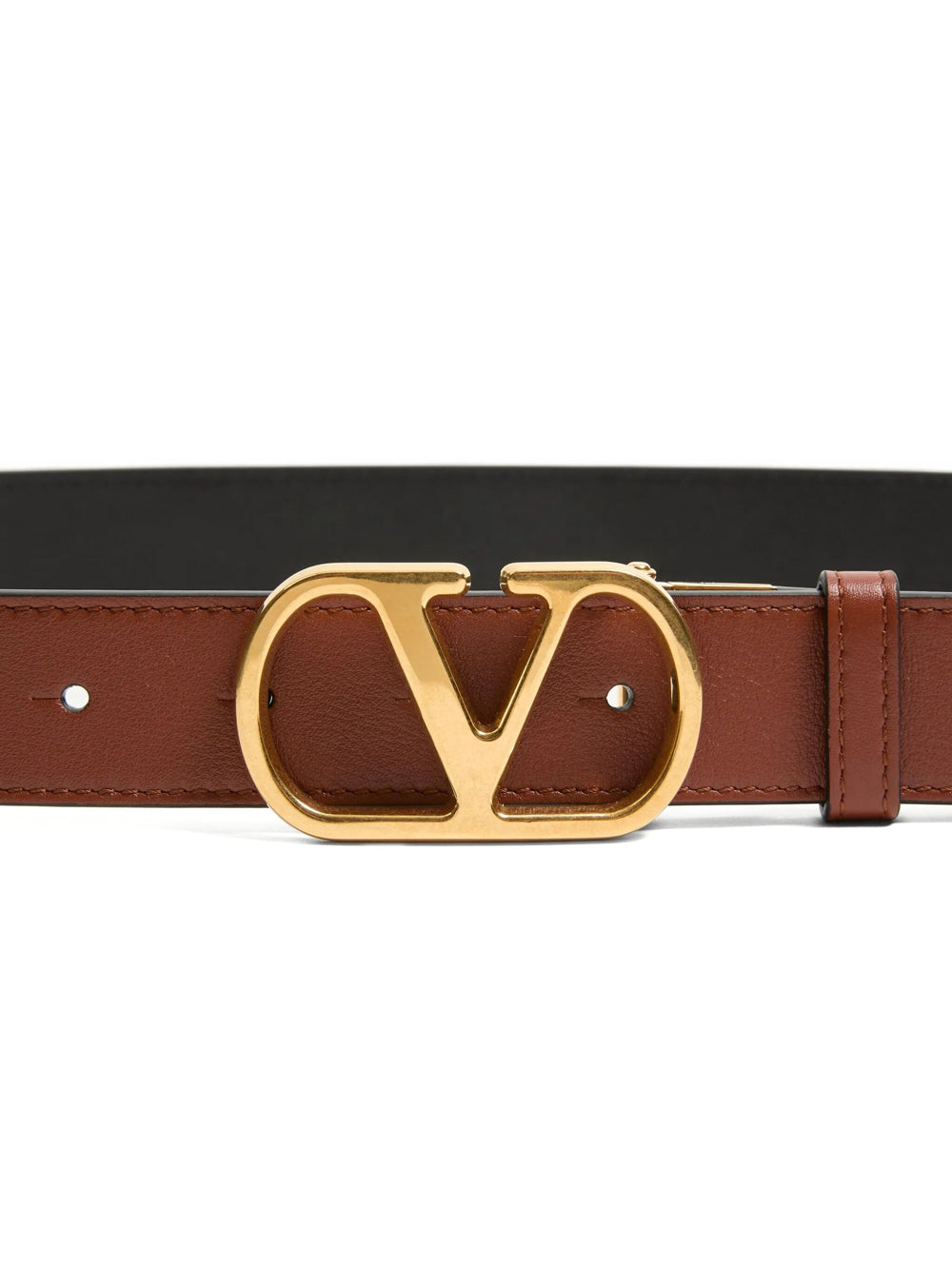 Valentino Garavani Men Cintura Reversibile Vlogo Signature In Vitello Lucido 30 Mm VALENTINO GARAVANI