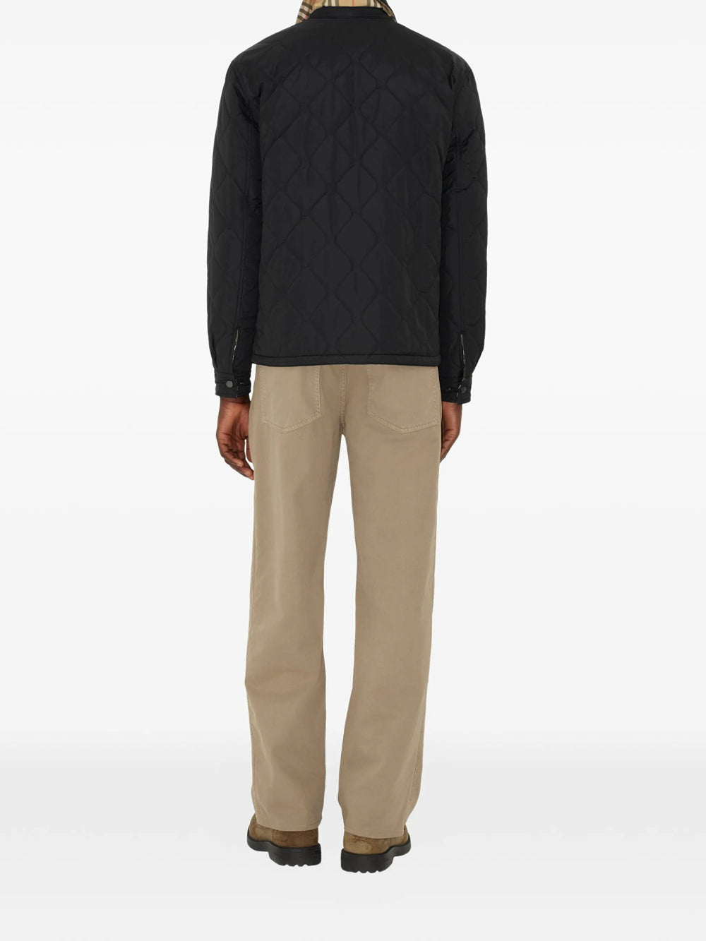 Burberry Men Reversible Quilted Nylon Overshirt BURBERRY