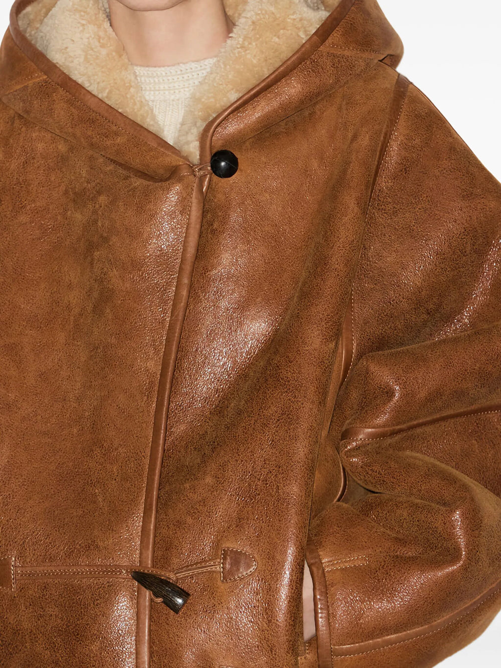 Isabel Marant Women Amiel Short Shearling Coat ISABEL MARANT