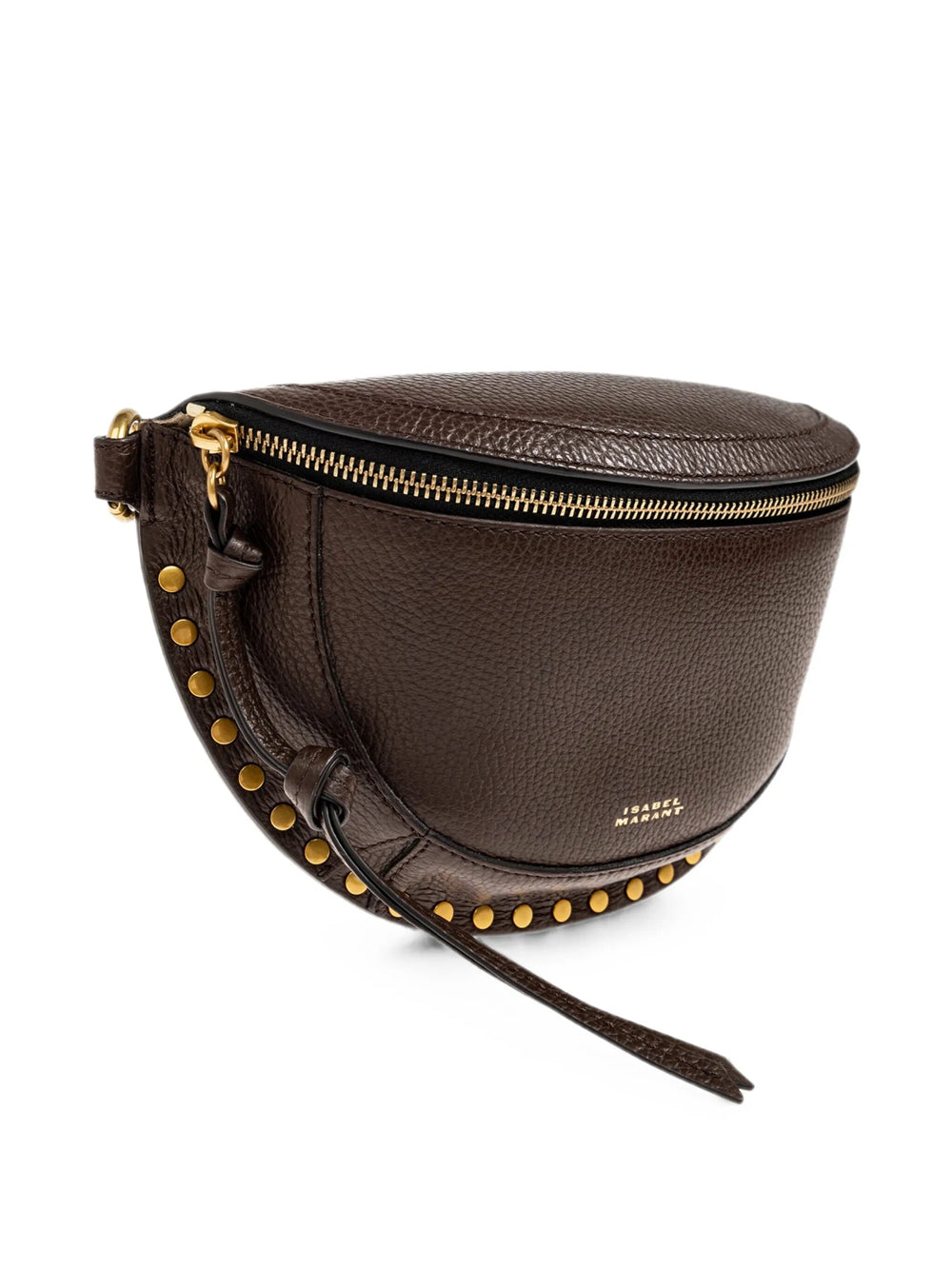Isabel Marant Women Skano Hammered Leather Belt Bag With Studs ISABEL MARANT