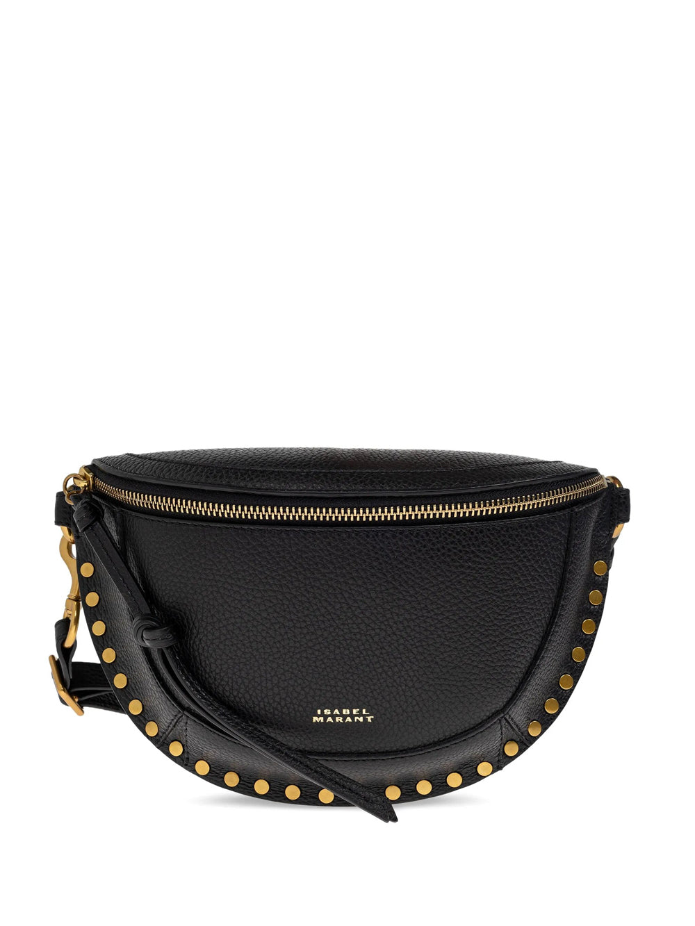 Isabel Marant Women Skano Hammered Leather Belt Bag With Studs ISABEL MARANT