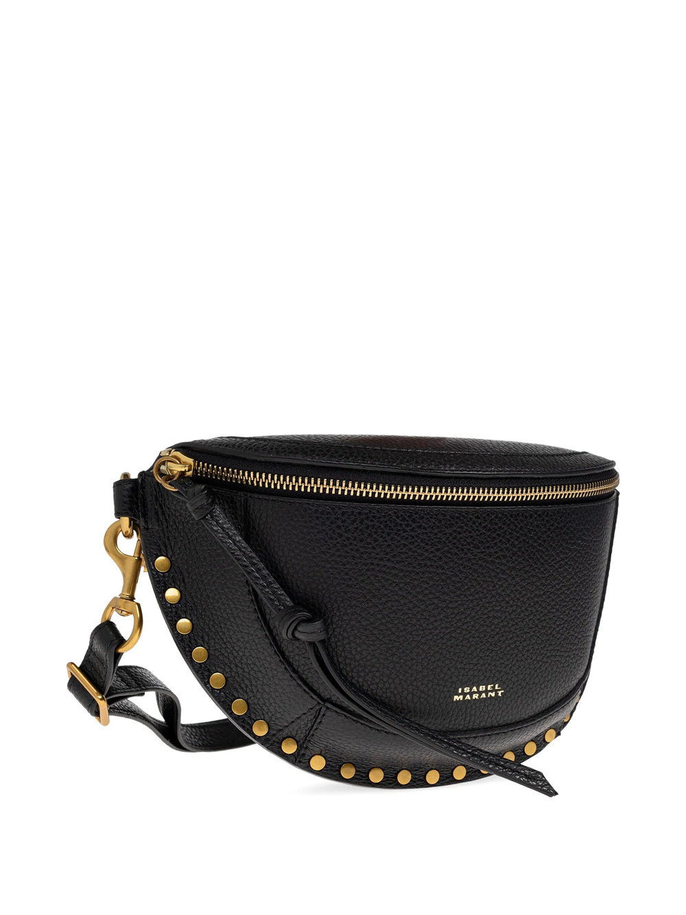 Isabel Marant Women Skano Hammered Leather Belt Bag With Studs ISABEL MARANT