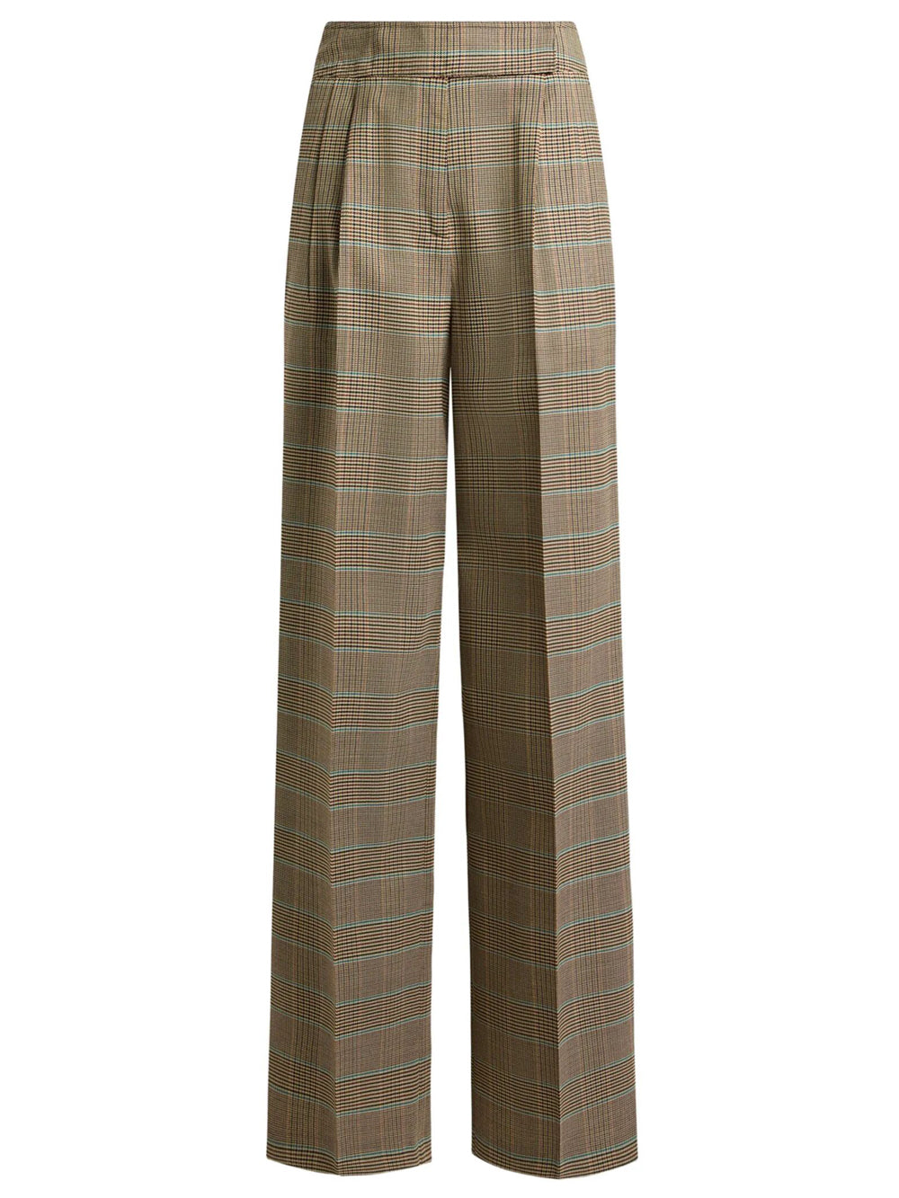 Etro Women Pantaloni In Lana Stretch Con Motivo Principe Di Galles ETRO