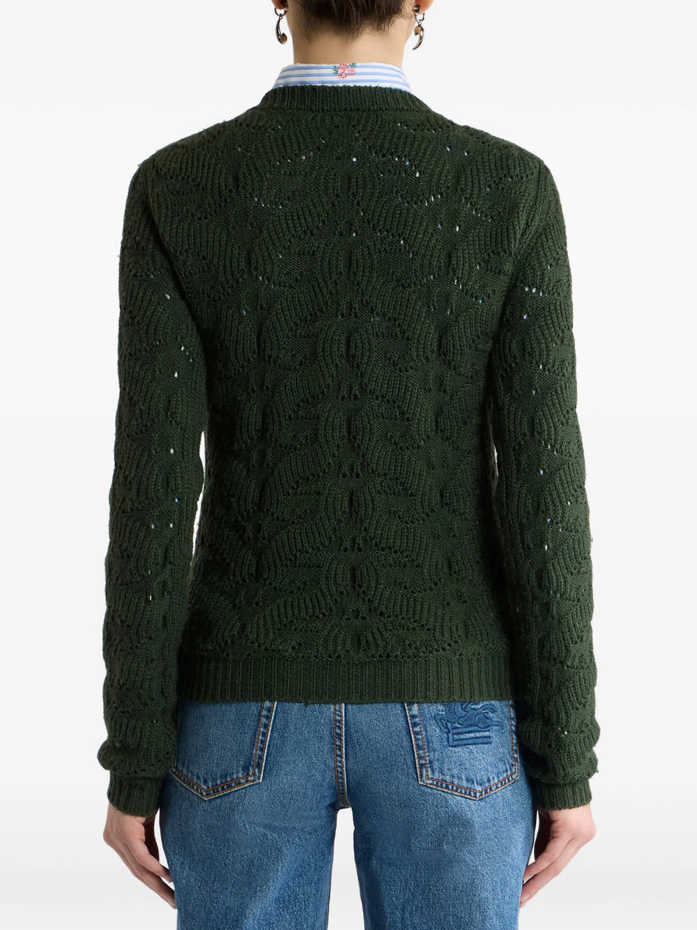 Etro Women Wool-Blend Sweater With Paisley Detailing ETRO