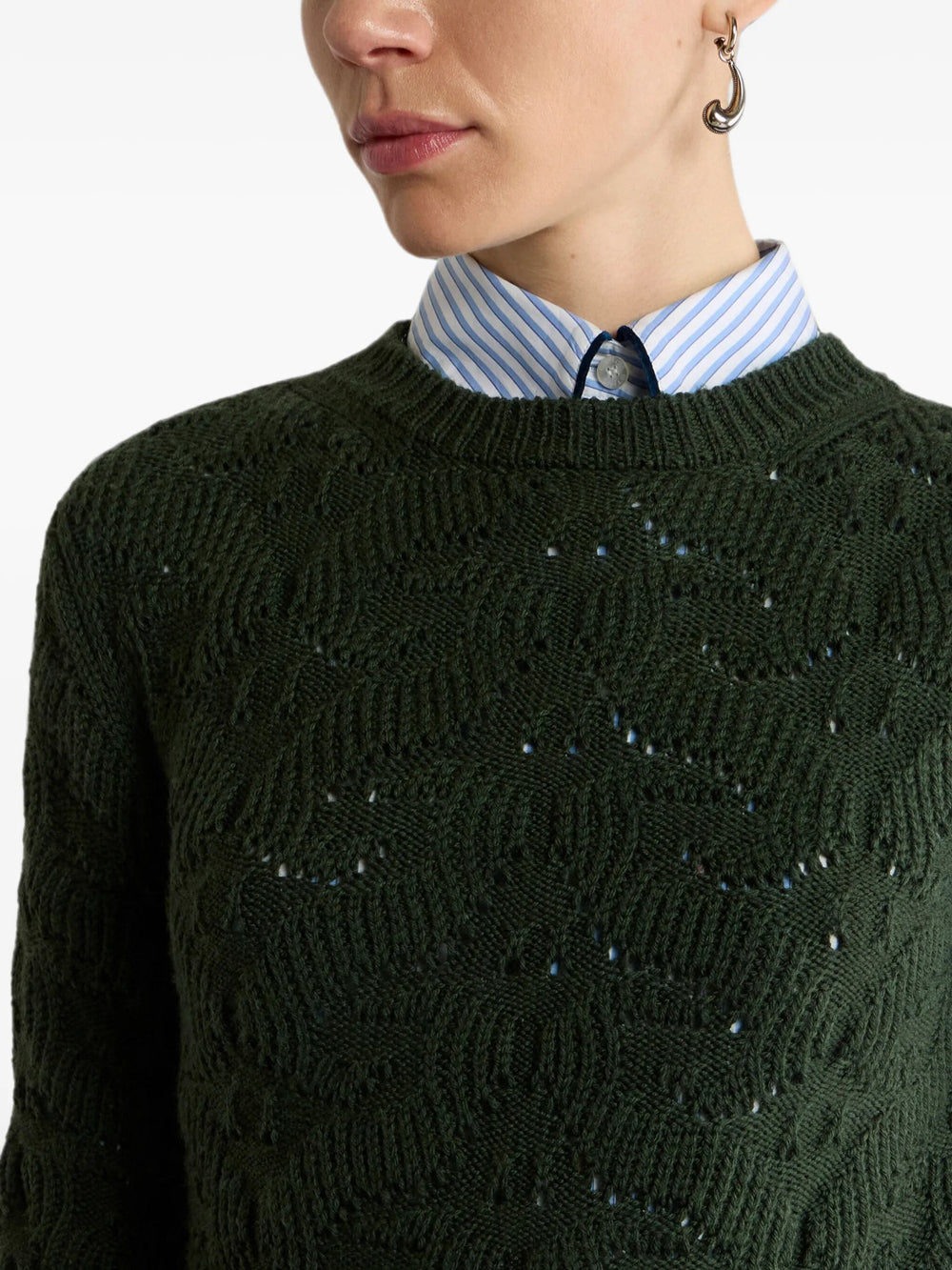 Etro Women Wool-Blend Sweater With Paisley Detailing ETRO