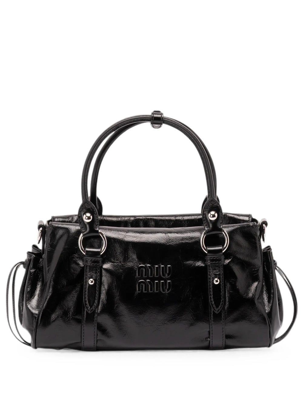 Miu Miu Women Glossy Leather Handbag MIU MIU