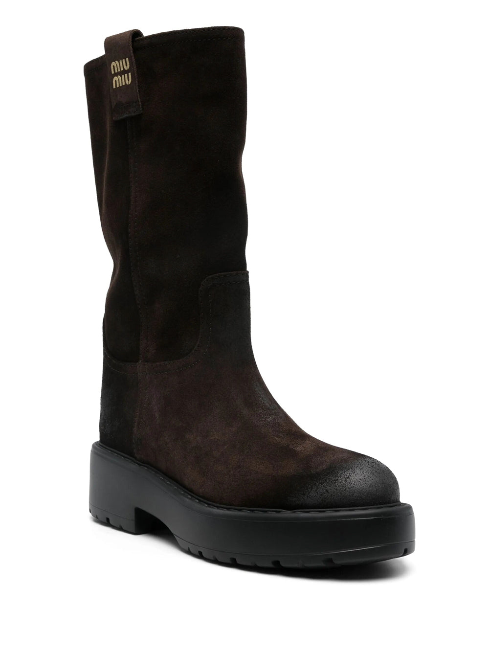 Miu Miu Women Suede Boots MIU MIU