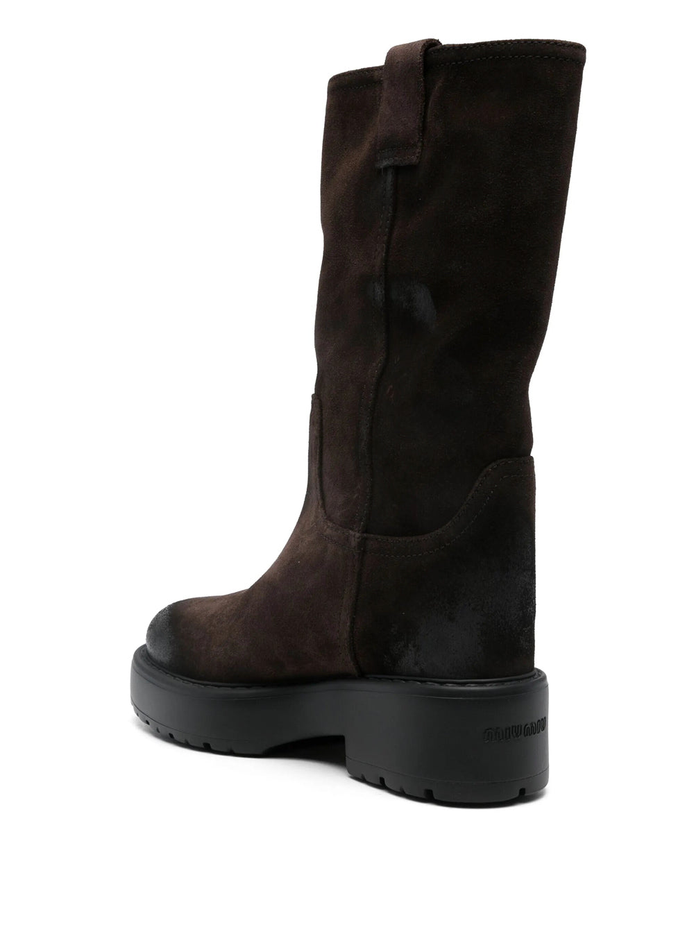 Miu Miu Women Suede Boots MIU MIU