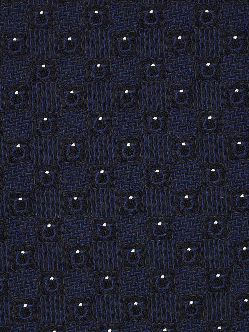 Ferragamo Men Gancini Silk Jacquard Tie FERRAGAMO