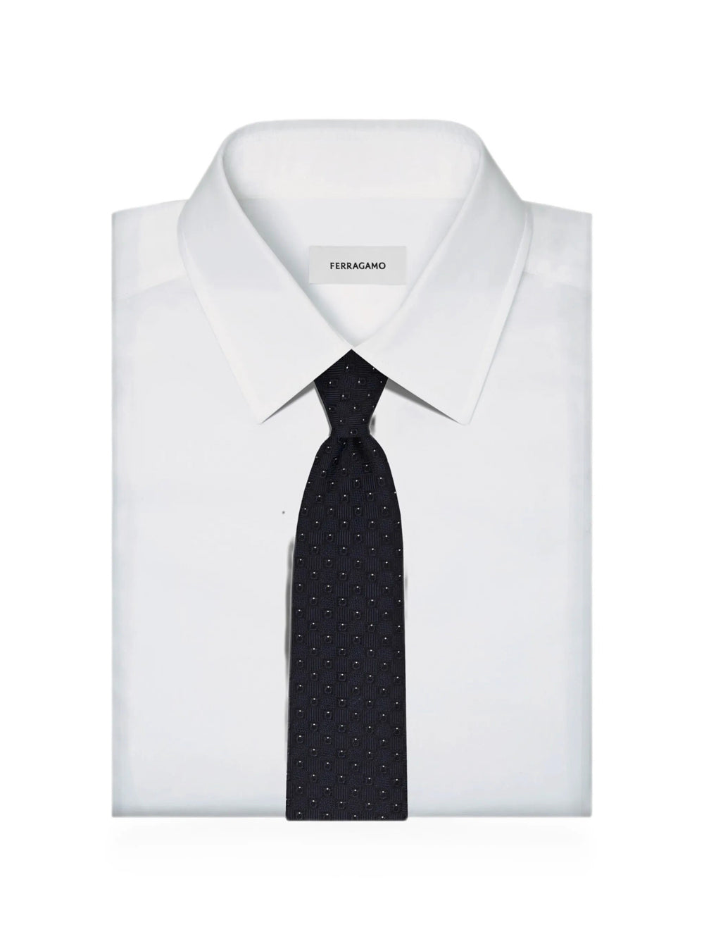 Ferragamo Men Gancini Silk Jacquard Tie FERRAGAMO