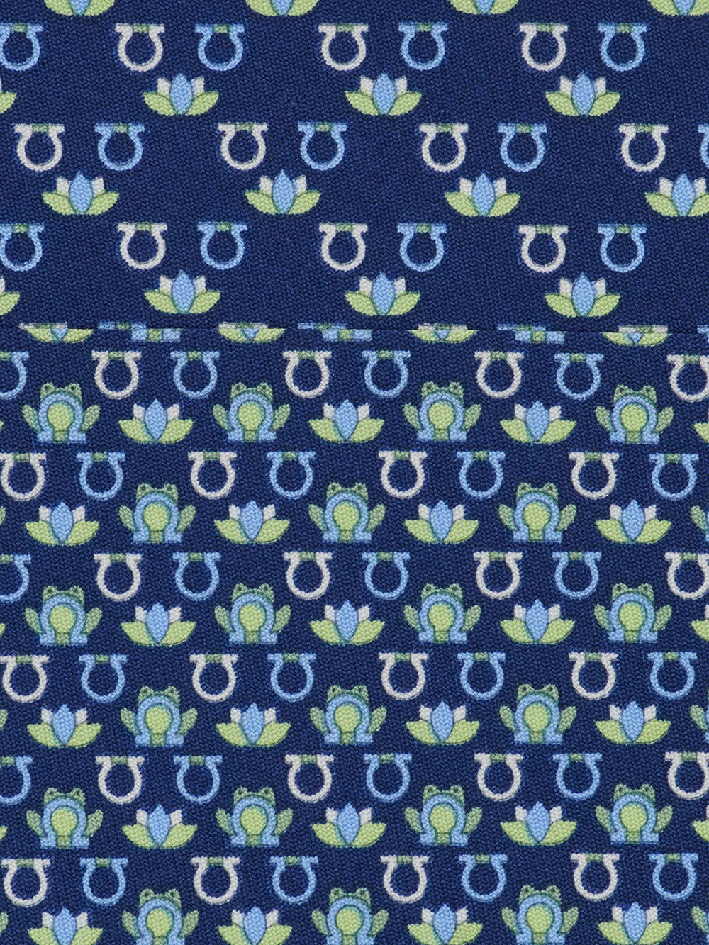 Ferragamo Men Frog Print Silk Tie FERRAGAMO