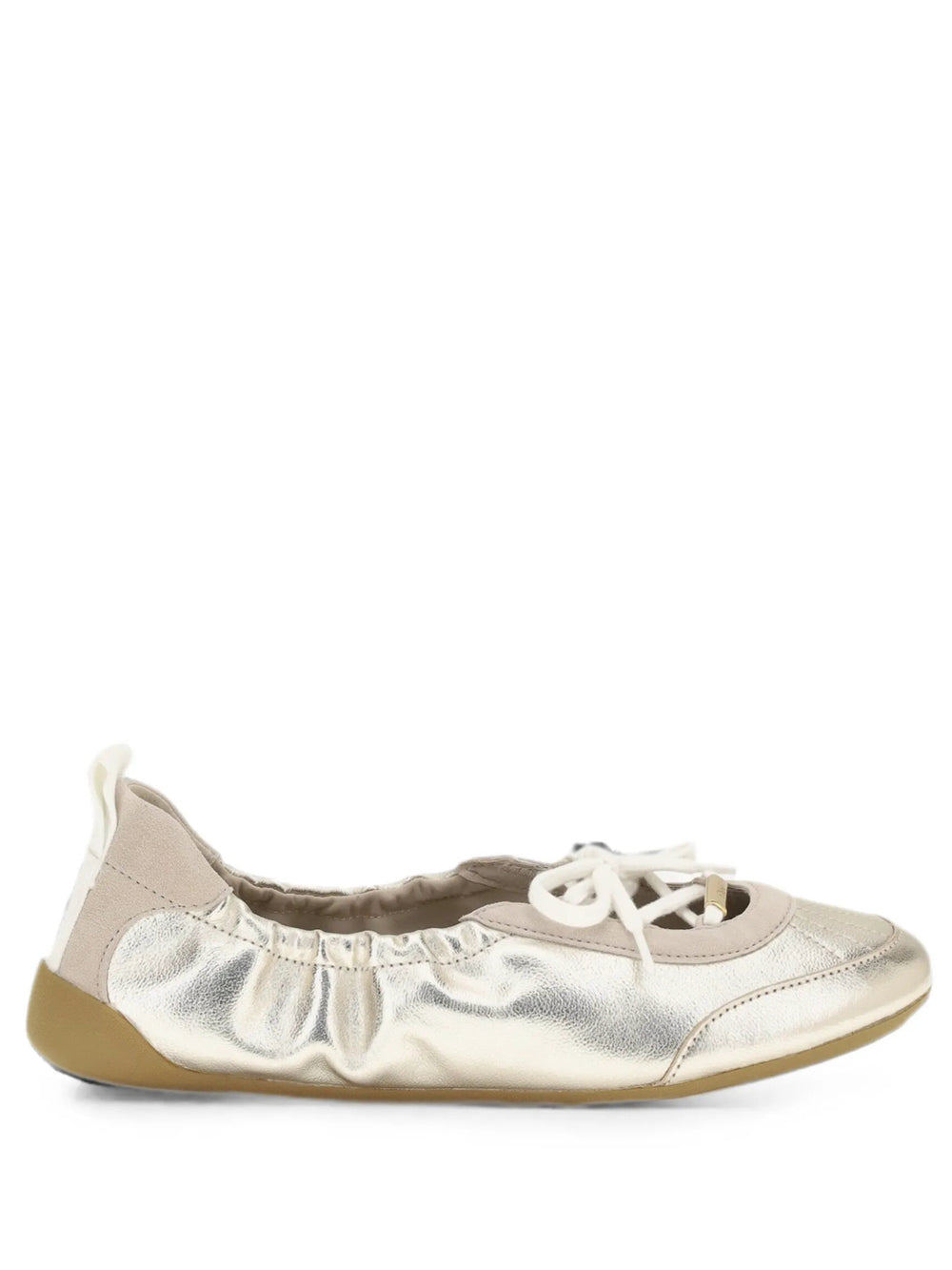Chloe Women Kick Ballet Sneakers In Metallic Nappa Leather CHLOE