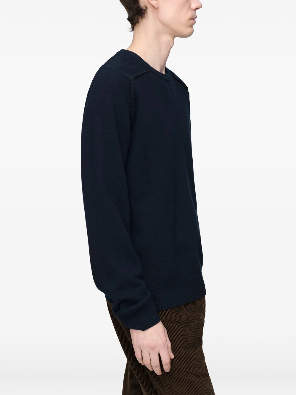 Maison Margiela Men Virgin Wool Crewneck Sweater MAISON MARGIELA