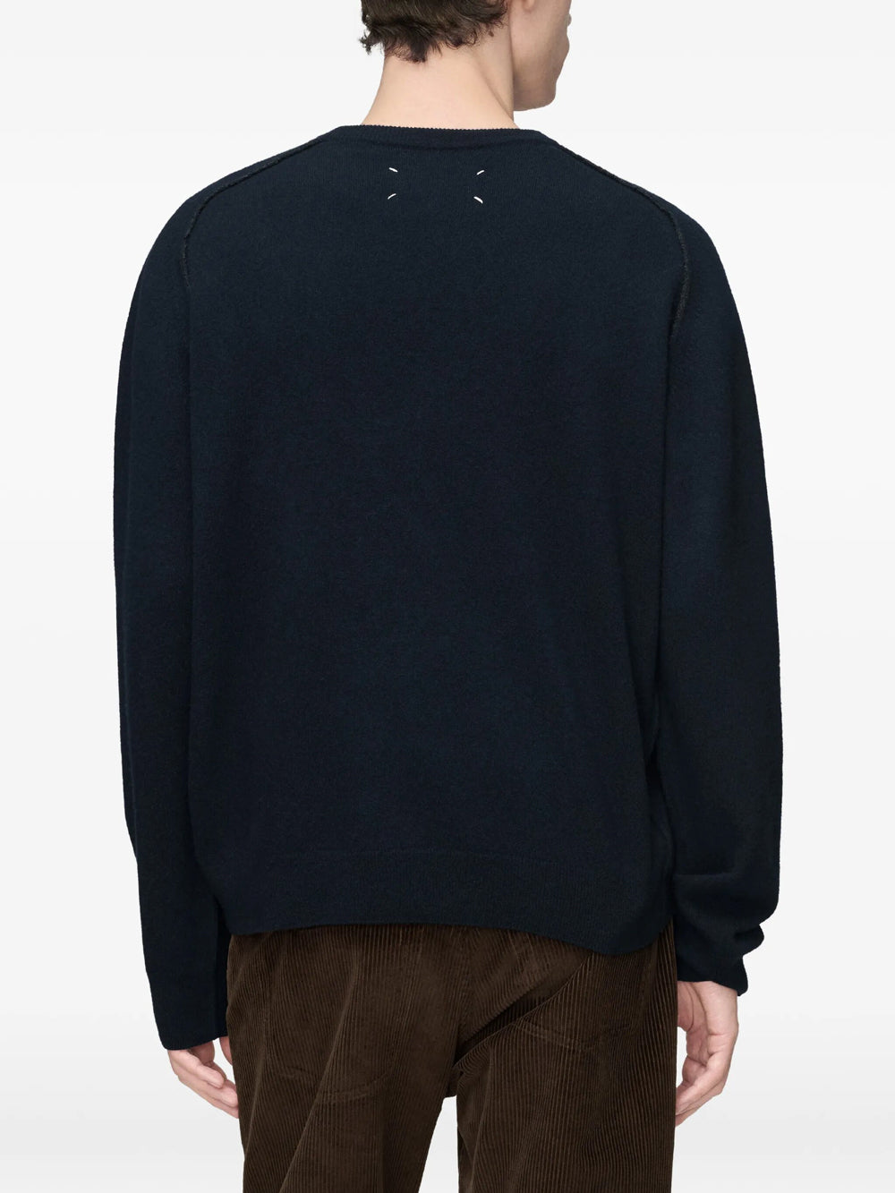 Maison Margiela Men Virgin Wool Crewneck Sweater MAISON MARGIELA
