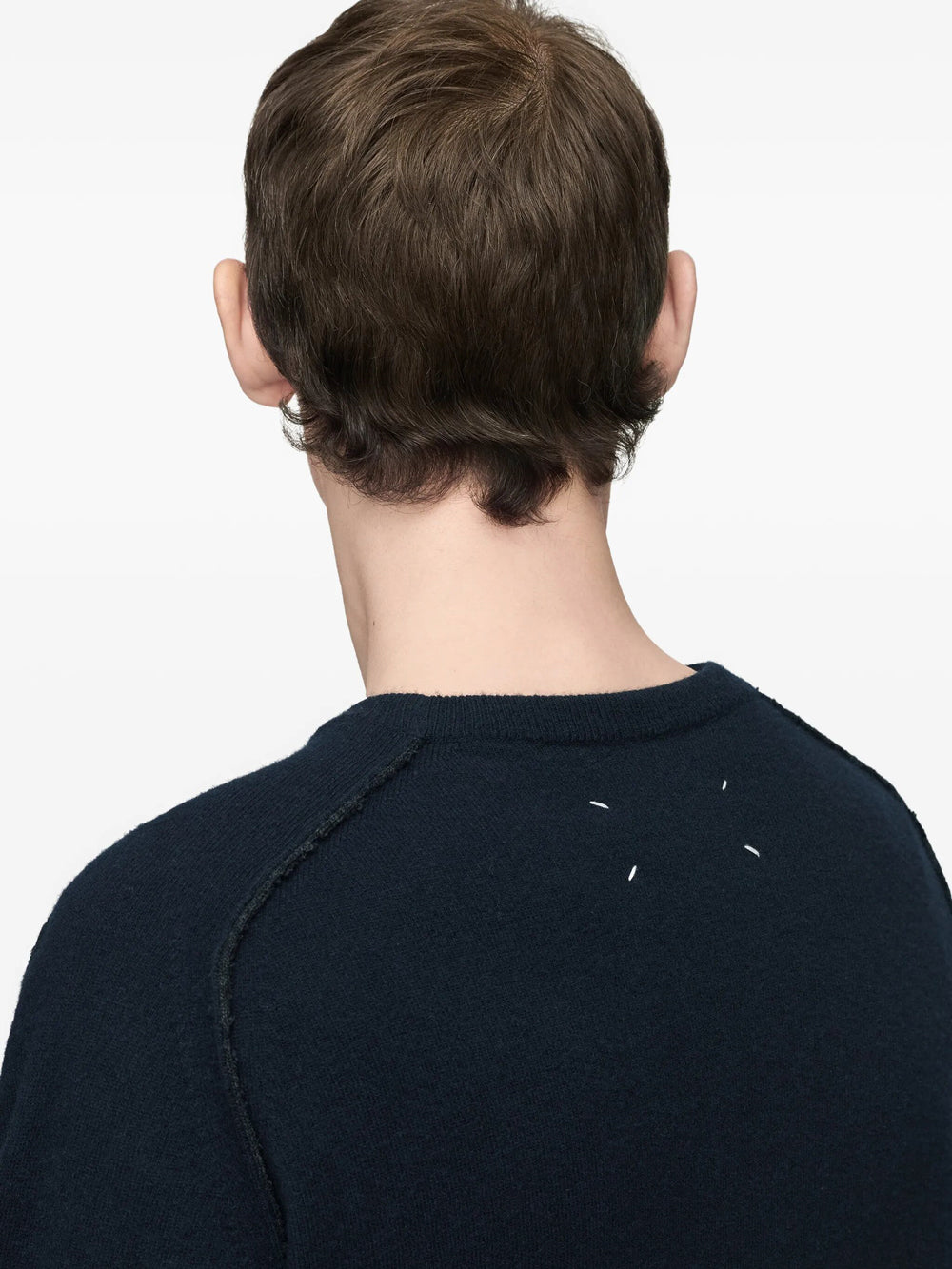 Maison Margiela Men Virgin Wool Crewneck Sweater MAISON MARGIELA