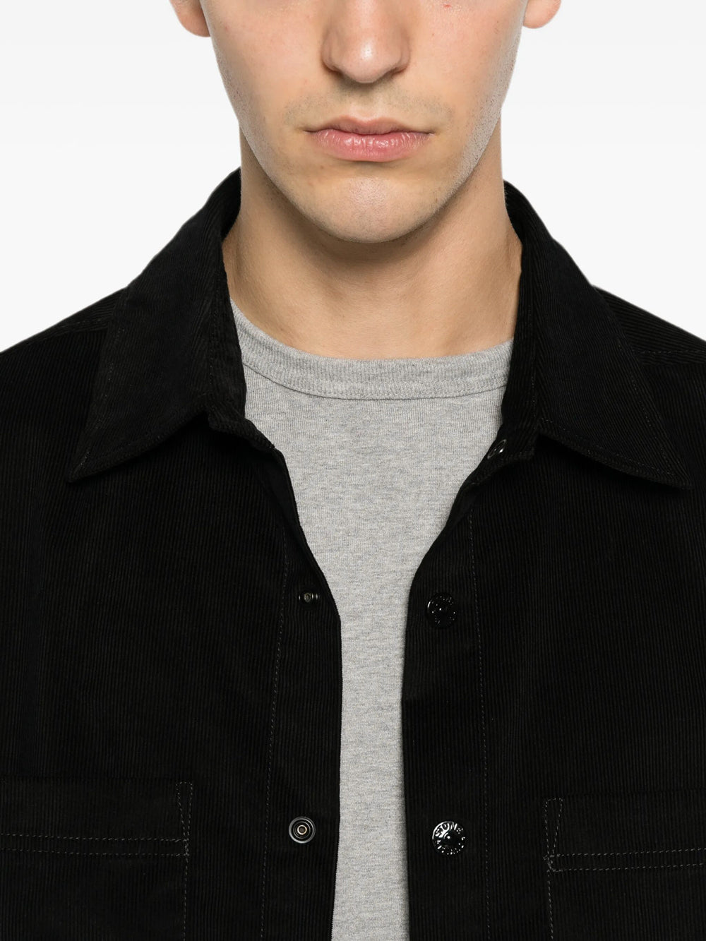 Stone Island Men Cotton Corduroy Overshirt STONE ISLAND