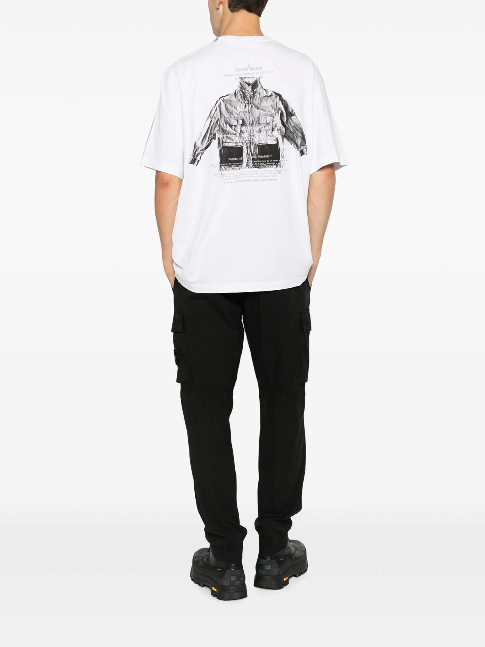 Stone Island Men Regular Fit T-Shirt With `Archivio` Print STONE ISLAND