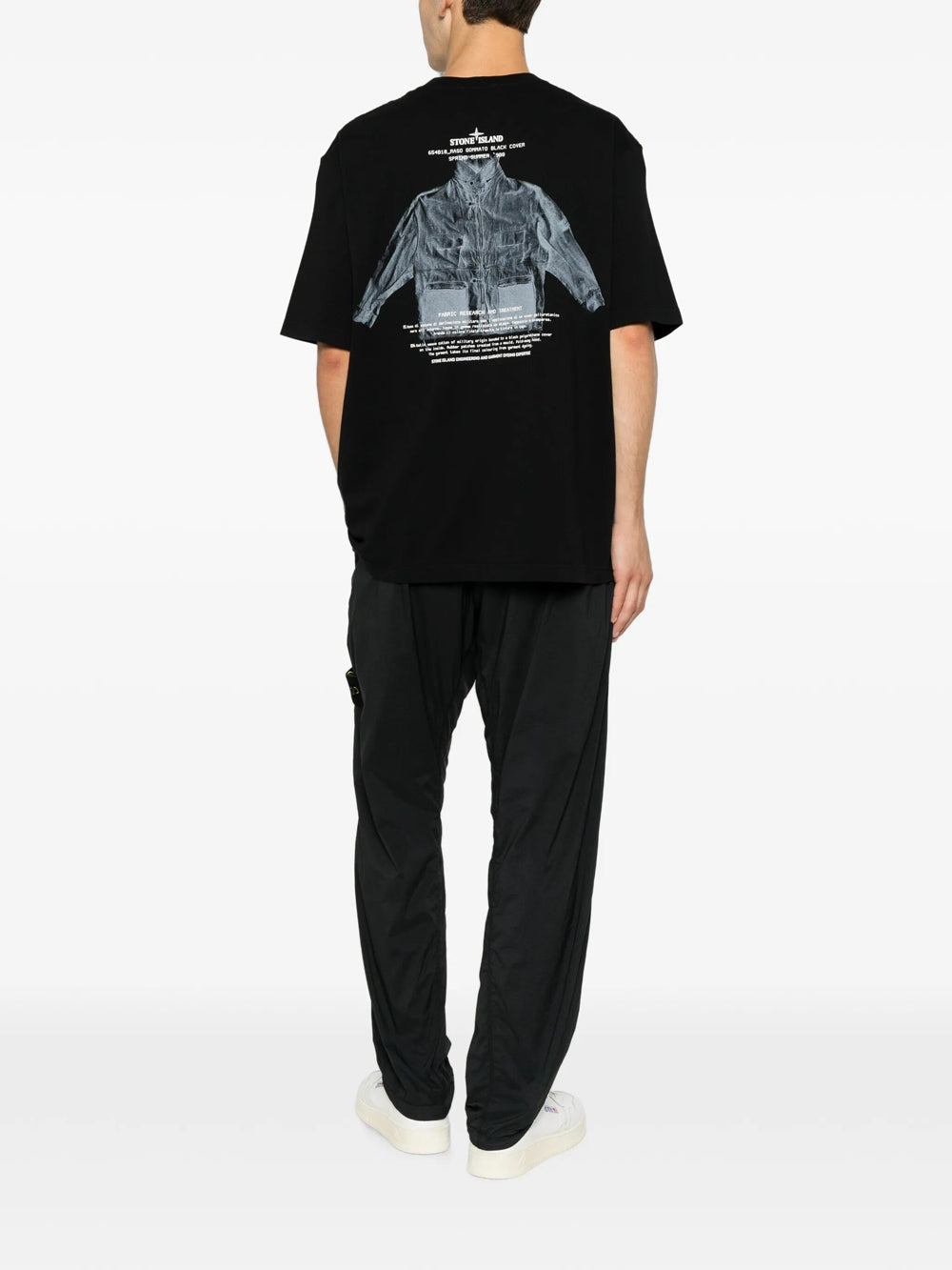 Stone Island Men Regular Fit T-Shirt With `Archivio` Print STONE ISLAND