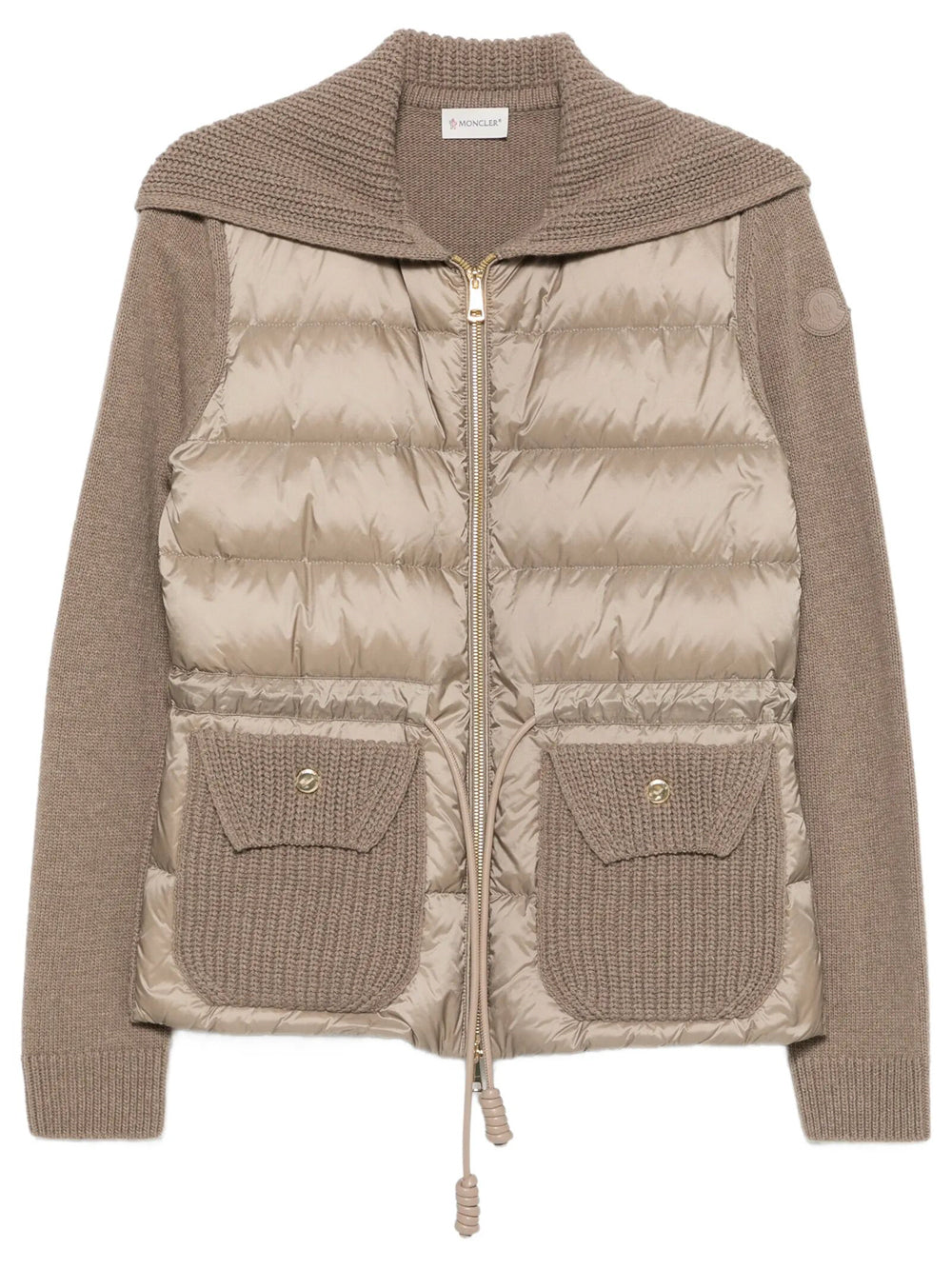 Moncler Women Wool & Cashmere Blend Padded Zip-Up Cardigan MONCLER