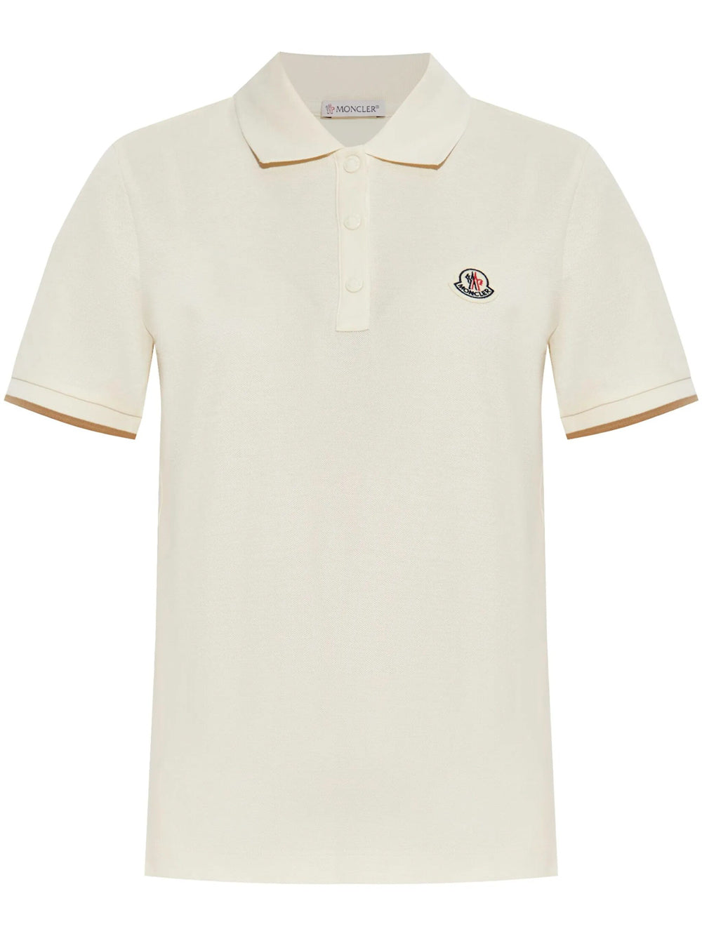 Moncler Women Piqué Polo Shirt With Logo Patch MONCLER