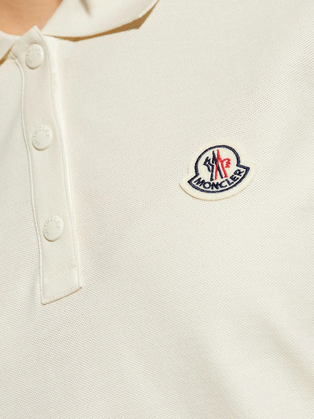 Moncler Women Piqué Polo Shirt With Logo Patch MONCLER