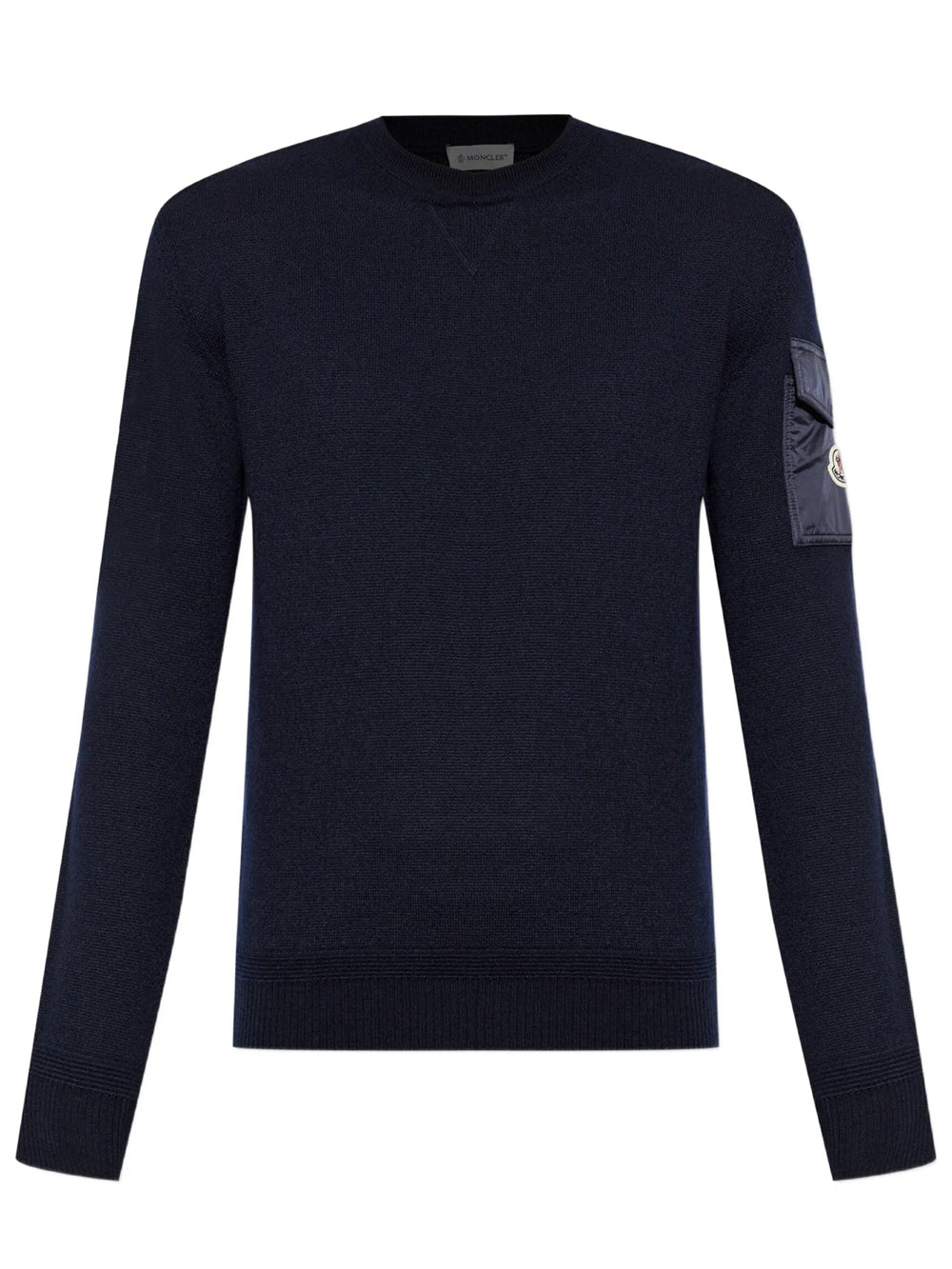 Moncler Men Wool Jumper With Patch Pocket MONCLER