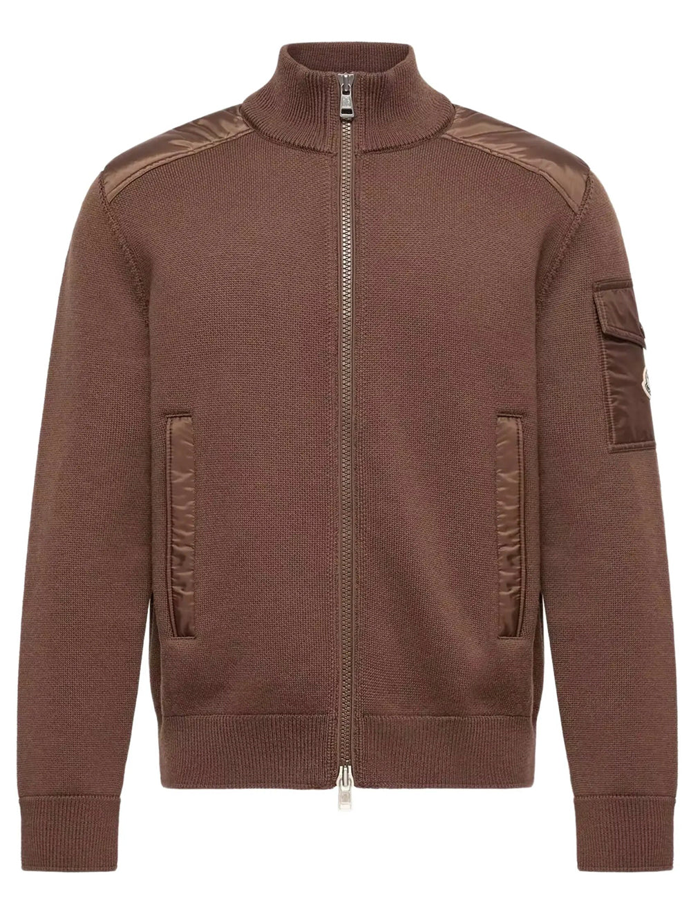 Moncler Men Padded Wool Zip-Up Cardigan MONCLER