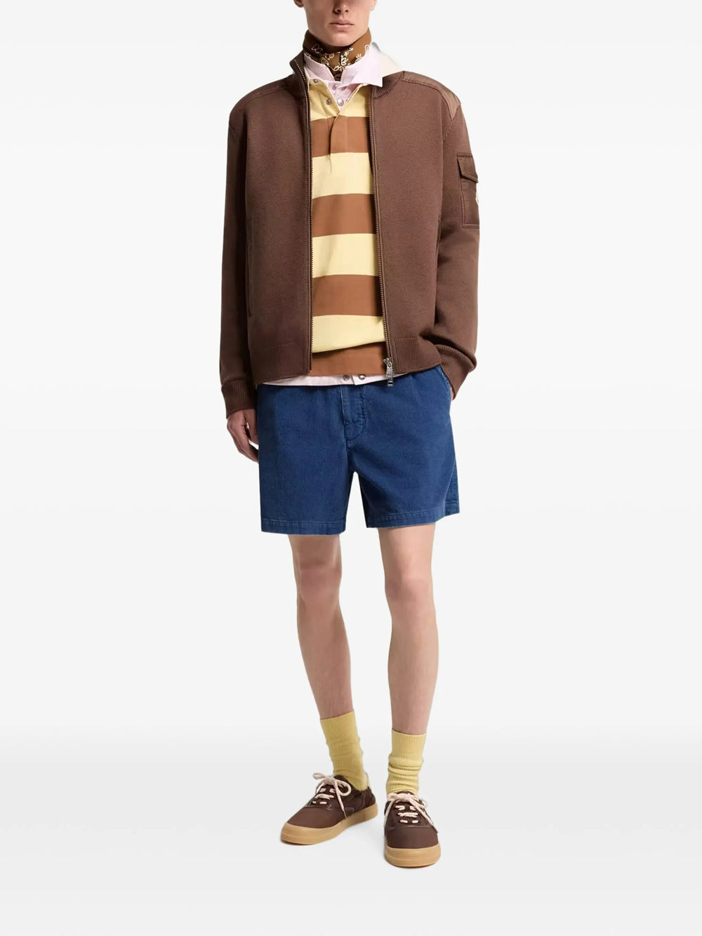 Moncler Men Padded Wool Zip-Up Cardigan MONCLER