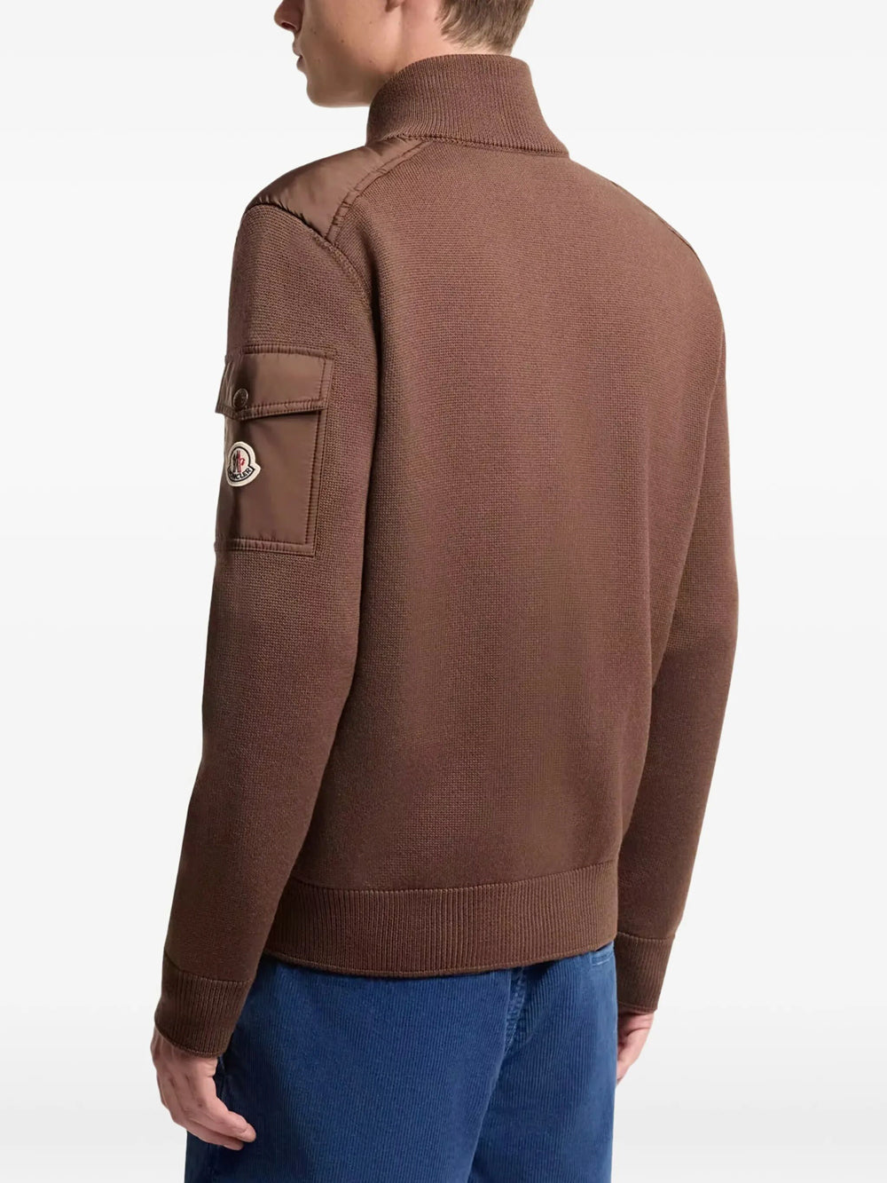 Moncler Men Padded Wool Zip-Up Cardigan MONCLER